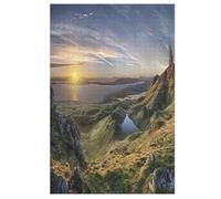 The Old Man Story Puzzles 1000 Pieces Wooden Jigsaw Puzzle for Adults Brain Exercise Challenge Game Gift for Kids Children Jigsaws （78×53cm）