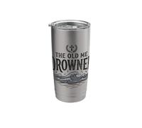 The Old Me Drowned - New Life Baptism Transformation Tee 1 Stainless Steel Insulated Tumbler