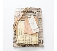 The Old Morning Paper Vintage Scrapbooking Paper Kit, 100 Pieces Retro Newspaper Ephemera, Junk Journal Supplies for Arts & Crafts, 30mm-130mm Mixed Sizes