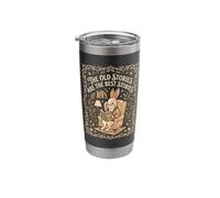 The Old Stories are The Best Still Read Childrens Bookworm Stainless Steel Insulated Tumbler