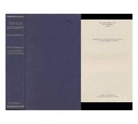 The Old Testament; an Introduction, Including the Apocrypha and Pseudepigrapha, and Also the Works of Similar Type from Qumran : the History of the Formation of the Old Testament / Translated by Peter R. Ackroyd
