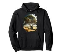 The old tree in the savannah is a symbol of nature and age Pullover Hoodie