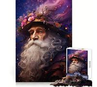 The Old Wizard Jigsaw Puzzles for Adults 1000 Pieces Brain Challenge Toy Quiet Fun Precise Cut Wall Art Decor (50x75cm)