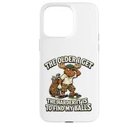 The Older I Get Harder Find My Balls Funny Golf Case for iPhone 15 Pro Max