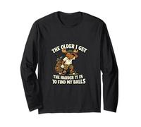 The Older I Get Harder Find My Balls Funny Golf Long Sleeve T-Shirt