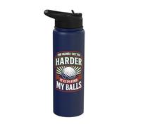 The Older I Get The Harder It is to Find My Balls Funny Golf Stainless Steel Insulated Water Bottle