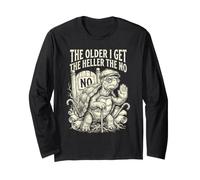 The Older I Get The Heller The No Grumpy Turtle Long Sleeve T-Shirt
