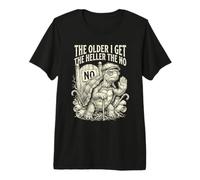 The Older I Get The Heller The No Grumpy Turtle Premium T-Shirt