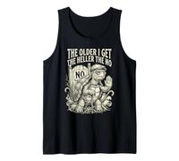 The Older I Get The Heller The No Grumpy Turtle Tank Top