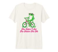 The Older I Get The Heller The No Sassy Frog Bicycle Premium T-Shirt