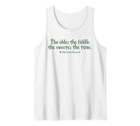 The Older the Fiddle, the Sweeter the Tune Old Irish Proverb Tank Top