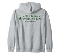 The Older the Fiddle, the Sweeter the Tune Old Irish Proverb Zip Hoodie