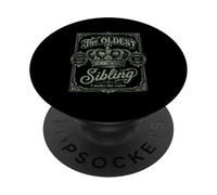 The Oldest Sibling I Make The Rules Vintage Crest PopSockets Adhesive PopGrip