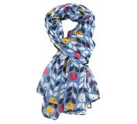 The Olive House® Womens Berries Floral Design Scarf