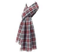 The Olive House® Yorkshire Grey Tartan Fair Trade Scarf