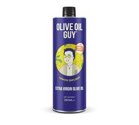 The Olive Oil Guy Infused Olive Oil Extra Virgin - Cold Pressed Extra Virgin Olive Oil, EVOO Crafted in Greece, 250ml (Lemon)
