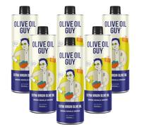 The Olive Oil Guy Olive Oil Extra Virgin, High Polyphenol Koroneiki Olive Oil, Greek Single Origin, Cold Pressed & Early Harvest, First Edition Can 500ml (Case of 6)