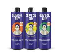 The Olive Oil Guy Olive Oil Extra Virgin, Infused Extra Virgin Olive Oil, Cold Pressed Greek Olive Oil, Early Harvest EVOO 250ml (Lemon, Chilli & Rosemary)