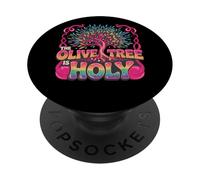 The Olive Tree Is Holy Vibrant Symbol PopSockets Adhesive PopGrip