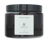 Vela Aromática Tarro 360 G (60 Horas) / Jar Scented Candle 360 g (60 Hours) Cedar Oud