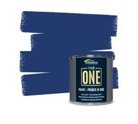 THE ONE All-In-One Paint & Primer - Blue Matt, 1 L | Multi-Surface 1 Coat Formula | Easy Indoor & Outdoor Decorating for Home & Garden Walls, Floors & Furniture | Durable, Water-Based & Low VOC