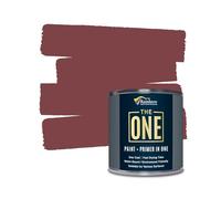 The ONE All-In-One Paint & Primer - Deep Red Satin, 2.5 L | Multi-Surface 1 Coat Formula | Easy Indoor & Outdoor Decorating for Home & Garden Walls, Floors & Furniture | Durable, Water-Based & Low VOC