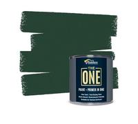 THE ONE All-In-One Paint & Primer - Green Satin, 250 ml | Multi-Surface 1 Coat Formula | Easy Indoor & Outdoor Decorating for Home & Garden Walls, Floors & Furniture | Durable, Water-Based & Low VOC