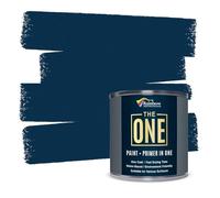 THE ONE All-In-One Paint & Primer - Navy Matt, 250 ml | Multi-Surface 1 Coat Formula | Easy Indoor & Outdoor Decorating for Home & Garden Walls, Floors & Furniture | Durable, Water-Based & Low VOC