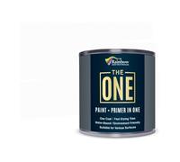 THE ONE All-In-One Paint & Primer - White Matte, 250 ml | Multi-Surface 1 Coat Formula | Easy Indoor & Outdoor Decorating for Home & Garden Walls, Floors & Furniture | Durable, Water-Based & Low VOC