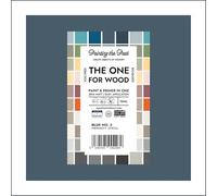 The One for Wood Paint & Primer 10ml (Sample) Blue No. 3 Midnight Stroll | Semi Matt Finish, Bio-Based & VOC-Free Formula for Wooden Furniture & Surfaces | Durable & Easy Indoor Home Decorating