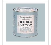The One for Wood Paint & Primer 1L Blue No. 1 Cooling Off | Semi Matt Finish, Bio-Based & VOC-Free Formula for Wooden Furniture & Surfaces | Durable & Easy Indoor Home Decorating