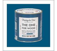 The One for Wood Paint & Primer 1L Blue No. 5 Trip to the Beach | Semi Matt Finish, Bio-Based & VOC-Free Formula for Wooden Furniture & Surfaces | Durable & Easy Indoor Home Decorating