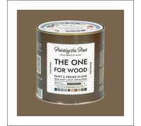 The One for Wood Paint & Primer 1L Brown No. 2 Backyard Barbecue | Semi Matt Finish, Bio-Based & VOC-Free Formula for Wooden Furniture & Surfaces | Durable & Easy Indoor Home Decorating