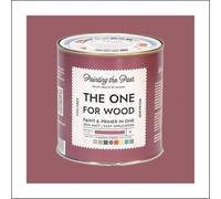 The One for Wood Paint & Primer 1L Pink No. 2 Tea Party | Semi Matt Finish, Bio-Based & VOC-Free Formula for Wooden Furniture & Surfaces | Durable & Easy Indoor Home Decorating