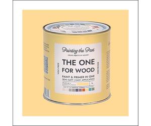 The One for Wood Paint & Primer 1L Yellow No. 2 Reading by Flashlight | Semi Matt Finish, Bio-Based & VOC-Free Formula for Wooden Furniture & Surfaces | Durable & Easy Indoor Home Decorating