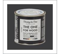 The One for Wood Paint & Primer 250ml Black No. 2 Blown Out Candle | Semi Matt Finish, Bio-Based & VOC-Free Formula for Wooden Furniture & Surfaces | Durable & Easy Indoor Home Decorating