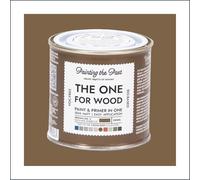 The One for Wood Paint & Primer 250ml Brown No. 2 Backyard Barbecue | Semi Matt Finish, Bio-Based & VOC-Free Formula for Wooden Furniture & Surfaces | Durable & Easy Indoor Home Decorating
