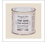 The One for Wood Paint & Primer 250ml White No. 4 Your Cleanest Tablecloth | Semi Matt Finish, Bio-Based & VOC-Free Formula for Wooden Furniture & Surfaces | Durable & Easy Indoor Home Decorating