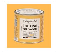 The One for Wood Paint & Primer 250ml Yellow No. 1 Candlelight Glow | Semi Matt Finish, Bio-Based & VOC-Free Formula for Wooden Furniture & Surfaces | Durable & Easy Indoor Home Decorating
