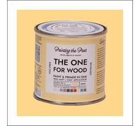 The One for Wood Paint & Primer 250ml Yellow No. 2 Reading by Flashlight | Semi Matt Finish, Bio-Based & VOC-Free Formula for Wooden Furniture & Surfaces | Durable & Easy Indoor Home Decorating