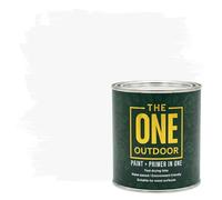 THE ONE Outdoor Paint - Brilliant White, 2.5 Litre | Durable Exterior Paint for Wood, Metal & Masonry | Weather Resistant Finish