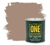 THE ONE Outdoor Paint - Clay, 2.5 Litre | Durable Exterior Paint for Wood, Metal & Masonry | Weather Resistant Finish