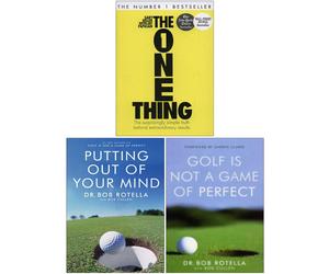 The One Thing,Putting Out Of Your Mind,Golf is Not a Game 3 Books Collection Set