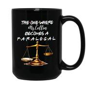 The One Where Becomes A Paralegal Coffee Mug Unique Tea Cup Durable Drinking Cup Fun Gifts Foe Valentine's Day Office Christmas 330ml