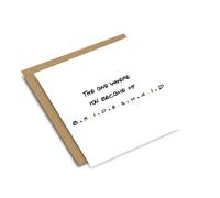 The One Where You Become My Bridesmaid Square Card - Wedding Marriage Name Friends Engagement Big Day Kraft Envelope Presents Personalised/Blank Messages(Blank Message)