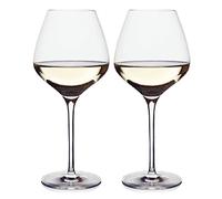 The One Wine Glass - Perfectly Designed Shaped Wine Glasses For All White Wines By Master Sommelier Andrea Robinson, Premium Set Of 2 Crystal (without lead) Glasses, Break Resistant White Wine Glasses