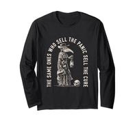 The Ones Who Sell The Panic Sell The Cure Plague Doctor. Long Sleeve T-Shirt