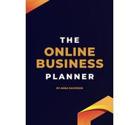 The Online Business Planner, For Starting a Business Online Book, Product & Service Businesses, Undated Diary, Business Planner Organiser, Social Media Planner