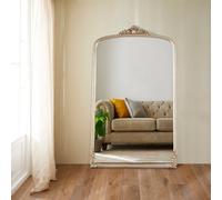 The Online Mirror Shop Chatsworth Champagne Oversized Leaner Mirror - Elegant Rectangular Floor Design - H 200Cm X W 120Cm