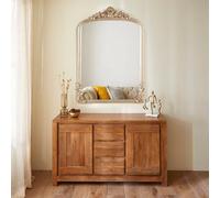 The Online Mirror Shop Chatsworth Champagne Rectangular Wall Mirror - Elegant Frame Design - H 112Cm X W 80Cm